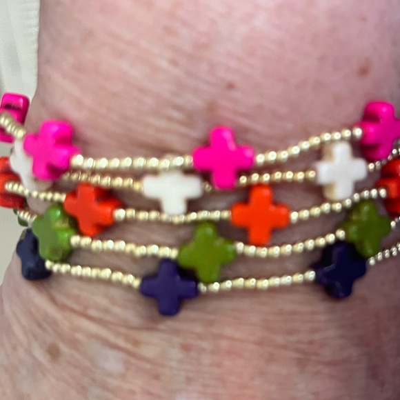 Gold beaded bracelets - Picture 9 of 14